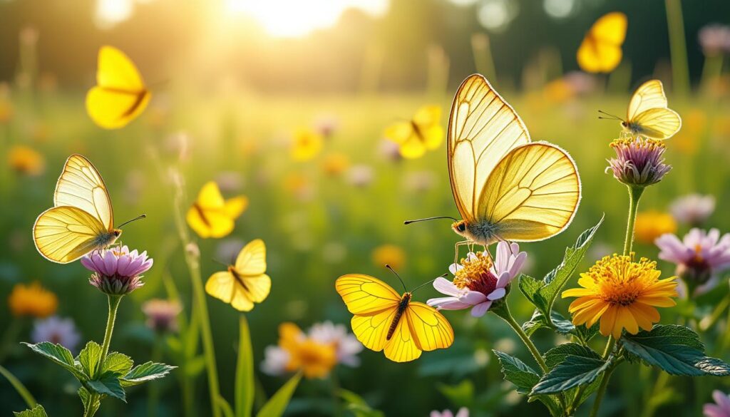 découvrez les différentes espèces de papillons jaunes, leurs caractéristiques distinctives et leur habitat naturel pour mieux les observer et les protéger.