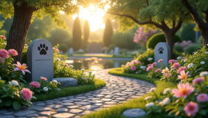 cimetière virtuel pour chat : un espace en ligne pour honorer et garder le souvenir de votre compagnon félin avec respect et tendresse.